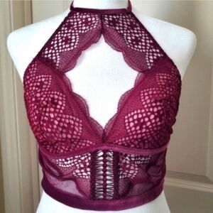 Long Line High Neck Bralette